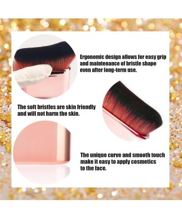 Body Makeup Brush Tanning Brush Body Brush Makeup Tan Application Brush Brush Tanning Tan Face Brush Tan Body Brush Fake Tan Brush Kabuki Brush For Body & Leg Makeup(Rose Gold) - Buy Online on GoSupps.com