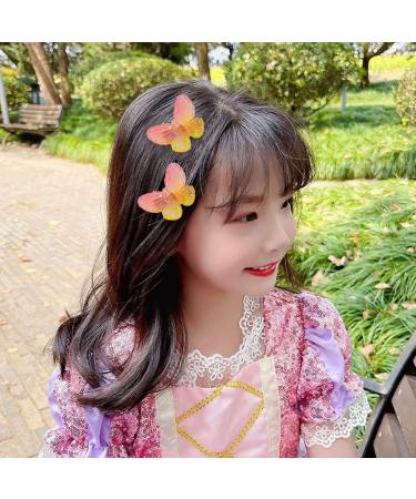Kawaii Butterfly Hair Clips Set - 14 Pcs Girls Hair Barrettes for Teens & Kids - Cute Accessories for Toddler Girls - Non-Slip Clips for Birthday & Christmas Gift - Buy Online on GoSupps.com