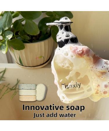 Foaming Hand Soap Tablet Refills - 12 Count- 96 fl oz total (12x 8 fl oz) - Eco-Friendly Foaming Hand Soap Refill - Gentle on Hands Kind to Earth - Variety Fragrance Pack Coconut Lemon Lavender - Buy Online on GoSupps.com