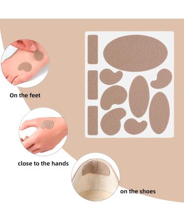 ZHONNA 220 Pack (20 Sheet) Moleskin for Feet Flannel Adhesive Moleskin for Blisters Moleskin Pads Moleskin Patches Blister Bandages For Heels Heel Stickers Travel Essentials for Women - Buy Online on GoSupps.com