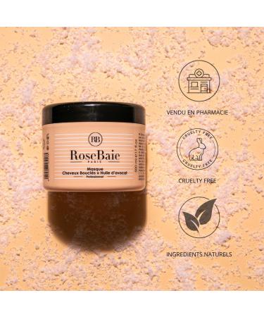 RoseBaie curly hair mask avocado oil 500ml - Buy Online on GoSupps.com