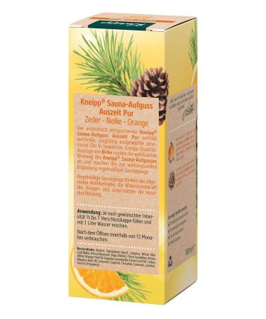 Kneipp Sauna Infusion Auszeit Pur - Cedar Clove & Orange (100 ml) | International Shipping - Buy Online on GoSupps.com