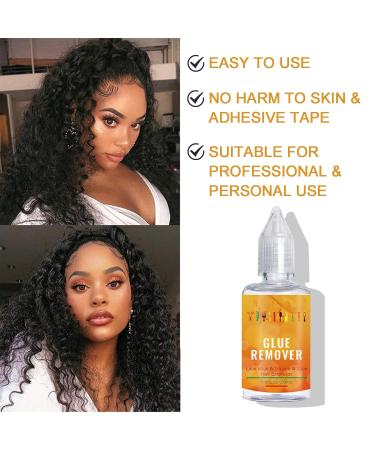 Lace Wig Glue Remover Tape Remover Hair Extensions & Tape Extensions Remover Fast Acting Wig Remover For Hair Glue Tape Hair Extension Remover Wig Tape&Hairpiece&Toupee Systems (Wig Glue Remover) - Buy Online on GoSupps.com