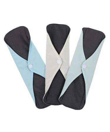 Hemoton 3Pcs mesh Cloth Napkin Washable Menstrual Pads Menstrual tampons Cloth Pads Towels Women Accessories Durable Sanitaries with Wings Aunt Towel Liner pul