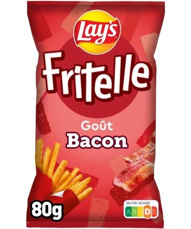 Lay's Bacon Flavor Fritelle 80 g Pack of 15 - Buy Online on GoSupps.com