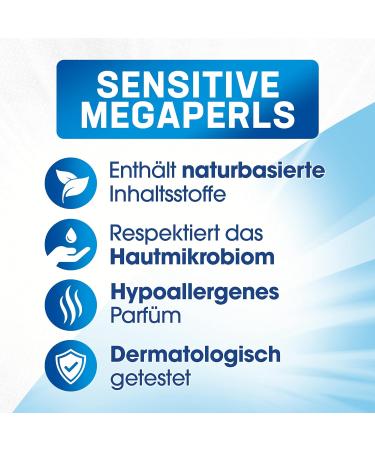 Persil Sensitive Megaperls 32 WL - Allergy-Friendly Detergent with Aloe Vera | Ecarf-Certified | Optimal Clean from 20 C to 95 C | 1.12 kg (2 Pack) - Buy Online on GoSupps.com