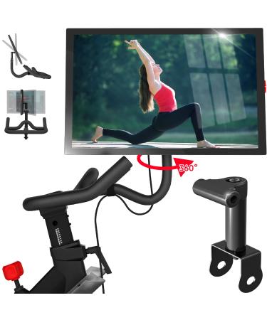 Crostice Swivel Arm Compatible with Peloton Bike,(Upgraded Modles) Pivot for Off-Bike Workout, 360 Movement Monitor Adjuster Accessories, Black or Red Swivel Mount