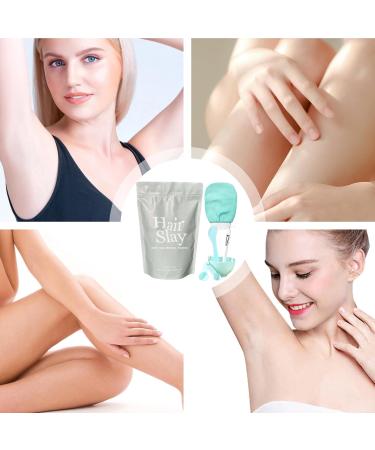 Body Hair Removal Powder Hair shaving powder kit Smooth skin solution Radiant Glow Natural Ingredients Painless & Instant Hair Remover suitable for men & women - Buy Online on GoSupps.com