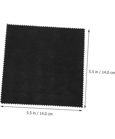 Beavorty 10pcs Glasses & Phone Screen Cleaning Cloth - Premium Cotton Lens Cloths for Crystal Clear Screens - Black - Buy Online on GoSupps.com