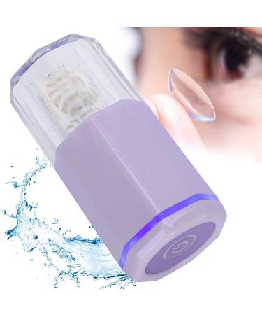 Portable Automatic Contact Lens Cleaner - Best Soft & Rigid Lens Cleaning Tool (Violet) | International Shipping - Buy Online on GoSupps.com
