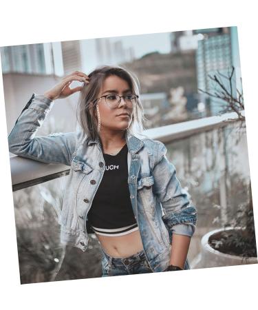 Fomiyes 2pc Mason Glass Chain - Anti-Lost Glasses Holder & Fashion Lanyard | South Korea Acrylic Design for Masks & Glasses - Buy Online on GoSupps.com