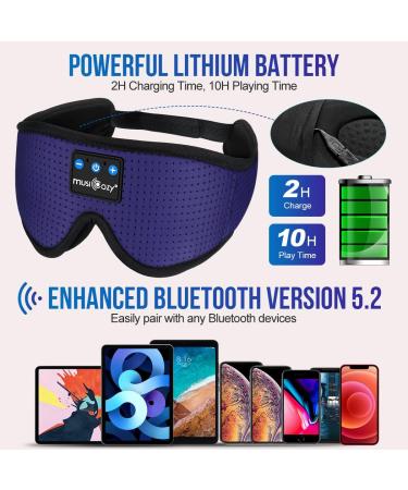 MUSICOZY Sleep Headphones 3D Bluetooth 5.2 Wireless Headband - Pack of 2 - Buy Online on GoSupps.com