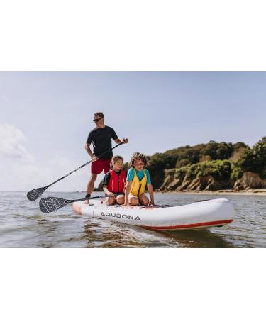 AQUBONA 3-Piece 100% Carbon Fiber SUP Paddle - Adjustable & Portable Stand Up Paddle Board Paddle | Lightweight & Durable Floating Design (1.65lb/0.75kg) - Buy Online on GoSupps.com