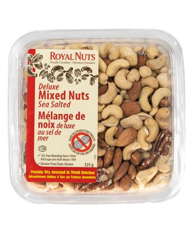 ROYAL NUTS Dry Roasted Deluxe Mix Sea Salted 325 Grams
