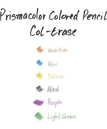Prismacolor Col-Erase Erasable Colored Pencils 12 Pack - 12-Count Assorted Colors - Buy Online on GoSupps.com