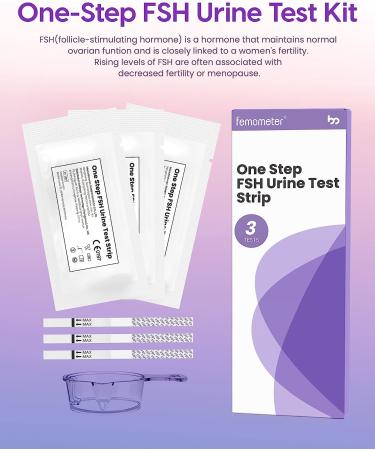 Femometer FSH Menopause Test Kit for Women - 3-Pack | At-Home Testing - Buy Online on GoSupps.com