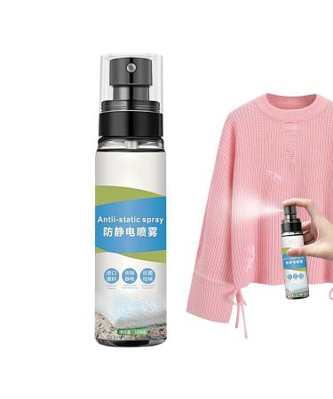 Static Control Spray - Anti Static Control Cling Remover - Portable Static Guard Travel Spray for Clothes Dresses Pants and Fibers Dudok