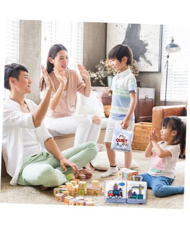 Buy Abaodam 4-Piece Functional Book Travel Toys - Interactive Busy Books for Toddlers & Babies - Soft Fabric Educational Toys - Buy Online on GoSupps.com