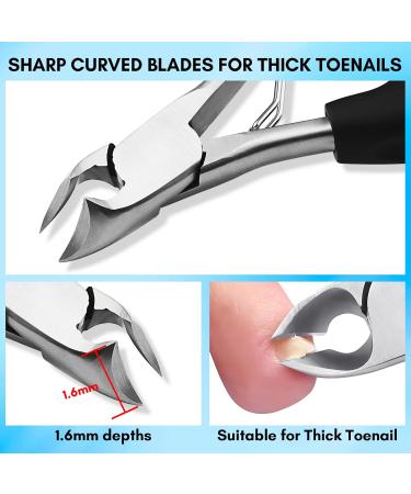 Makartt Toenail Clippers - Professional 5 in 1 Stainless Steel Set for Thick Toenails & Ingrown Toenail Removal | Ideal for Men Women & Seniors - Buy Internationally - Buy Online on GoSupps.com