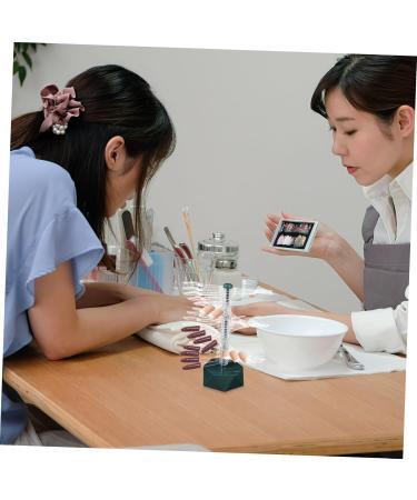 minkissy Nail Stands for Nail Art Nail Practice Holder Nail Tips Display Holder Clear Nail Sample Stick Nail Stand Display Nail Art Supply Nail Practice Stand Spiral Nail Manicure Acrylic - Buy Online on GoSupps.com