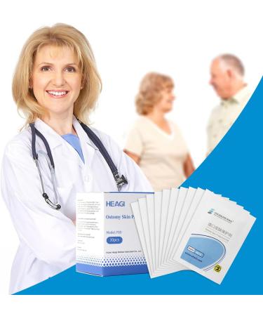 Heagimed 30pcs Skin Barrier Wipes for Ostomy - No-Sting Skin Film, Individually Wrapped - Ostomy Care Products for Stoma Care - Buy Online on GoSupps.com