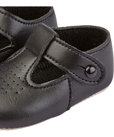 Baypods Baby Shoes | Soft Soled Pre Walker Shoes for Boys & Girls | T-Bar Style Shoe | Made in England | Black - Buy Online on GoSupps.com