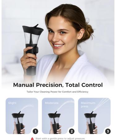 KAUGIC Manual Ear Wax Cleaner Safe Comfortable & Easy to Use Seamless One-Hand Operation Black - Buy Online on GoSupps.com