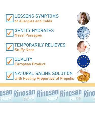 Apipharma Rinosan Propo Nasal Spray with Bee Propolis - Isotonic Solution - Buy Online on GoSupps.com