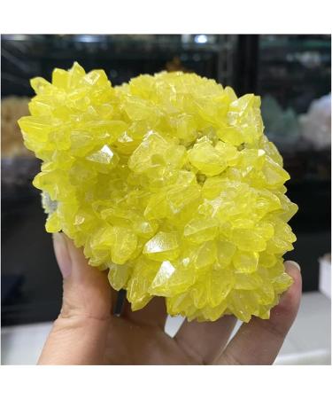 Natural Crystal Rough Minerals Stones 1 Pieces hot Natural Rough Stone Crystal Cluster raw Yellow Bulk Native Sulfur massif Rock Sulfur for Home Decoration Crystal Stones Decoration Home Decoration ER - Buy Online on GoSupps.com