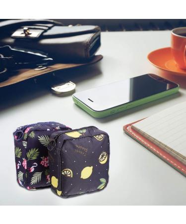 Exceart 2-Storage Bag for Women | Travel Menstrual Zipper Pockets | High Capacity Oxford Fabric | Ideal for Period Accessories - Buy Online on GoSupps.com