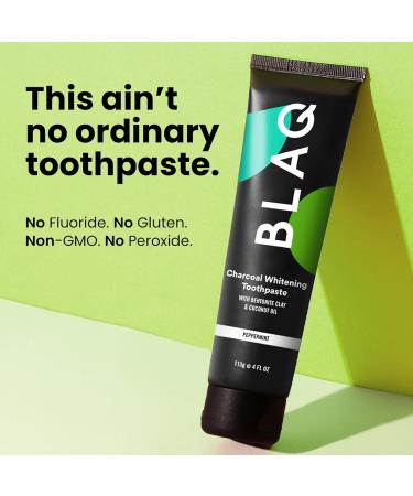 BLAQ White & Shine Electric Toothbrush Bundle - Activated Charcoal Teeth Whitening Kit - Buy Online on GoSupps.com