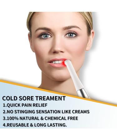 Truslite Infrared Red Light Therapy Device for Cold Sore & Fever Blister Treatment - Pain Relief & Healing for Lips, Mouth, Nose, Ear - Health Care - Black - Buy Online on GoSupps.com