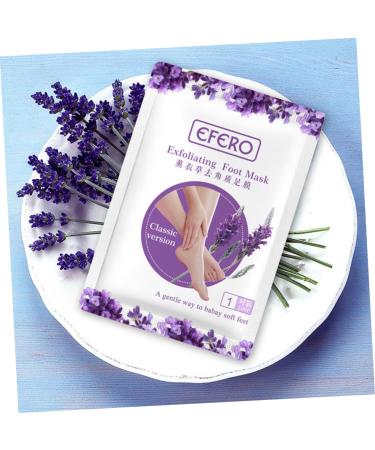 Housoutil 2 Pairs Dead Skin Callus Exfoliating Foot Mask Beauty Mask Foot Peel Mask Spa Foot Mask Lavender Nourishing Foot Masks Non-woven Plus Plastic Bag Remover White - Buy Online on GoSupps.com