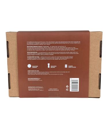 Men Rock The Life Shaver Sandalwood Shaving Set - Shaving Cream Brush & Holder for Ultimate Shave Experience - Buy Online on GoSupps.com