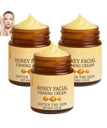 XINRAN Set of 3 firming face creams with honey - Moisturizing and smoothing cream - Multi-action - Dry nourishing balm