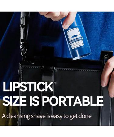  lisutupode Men's Shaving Cream | Moisturizing Cream 40g for Shaving 2 in 1 Soft Stick Balm for Beard Care and Hair Removal - Buy Online on GoSupps.com
