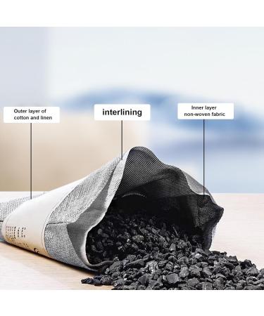 Charcoal Odor Eliminator Odor Eliminating Bag for Car Home | Cabinet Living Room Bedroom Air Freshening Charcoal for Absorbing Formaldehyde Odor Moisture Dalian - Buy Online on GoSupps.com