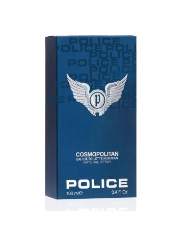 Cosmopolitan By Police - Fragrance For Men - Top Notes Of Mint And Sage - Middle Notes Of Jasmine And Nutmeg - Base Notes Of Vanilla And Sandalwood - Ideal For Socialite Occasions - 3.4 Oz EDT Spray - Buy Online on GoSupps.com