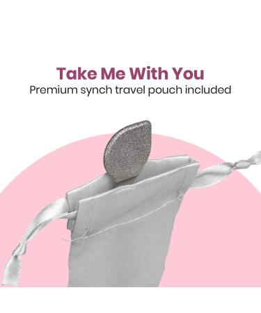 Lindo Beauty Face Buffer - Diamond Infused Microdermabrasion Exfoliation Tool for Smooth Skin and Radiant Complexion - Reduce Fine Lines and Wrinkles - Includes Travel Pouch - Buy Online on GoSupps.com