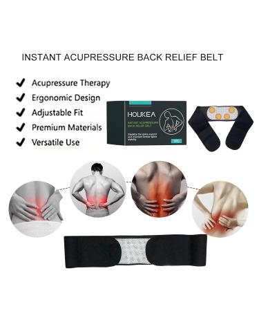 Back Support Belt - Instant Acupressure Relief | Unisex Back Brace for Pain Relief - Shop Internationally - Buy Online on GoSupps.com