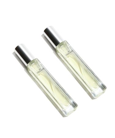 Liliya's Aroma Perfume Set of 2 - SANTAL EDP 0.34 Fl Oz - Ambre NOIR 28 EDP 0.34 Fl Oz - Voyage Vibes Travel Perfume 0.68 Fl Oz (Pack of 1) Santal-Noir