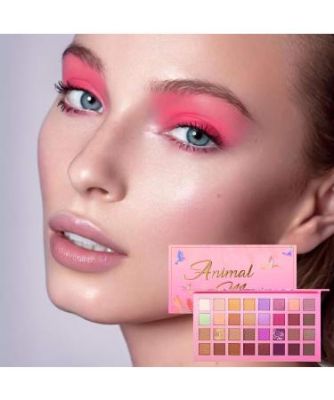 Eyeshadow Palette - 32 Colors Shimmer Matte Eyeshadow | Blendable Velvet Texture Matte Eyeshadow Palette Highly Pigmented for Beginners and All Kshsaa - Buy Online on GoSupps.com