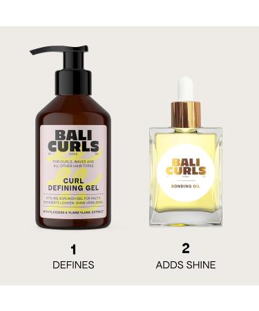 BALI CURLS Curl Defining Gel - Bouclant d finissant aux extraits de graines de lin et d'ylang-ylang - Gel bouclant v g talien pour des boucles souples et d finies - 150ml - Buy Online on GoSupps.com