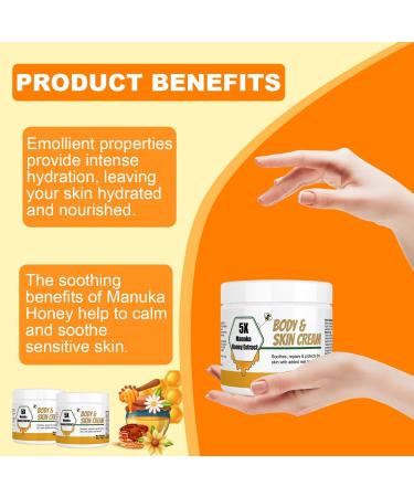 Max Strength Natural Organic Manuka Honey Cream Ointment | Soothing Relief for Eczema Psoriasis Itching & Dry Skin - International Shipping Available - Buy Online on GoSupps.com