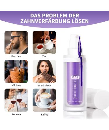 Purple Toothpaste for White Teeth - Advanced Whitening & Stain Removal - Buy Online on GoSupps.com