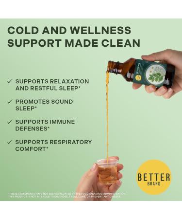 Betterbrand BetterPM Nighttime Wellness Syrup Natural Sleep, Calm & Immune Support with Elderberry, Magnesium Glycinate, Valerian, Tart Cherry, L-Theanine & Chamomile - Buy Online on GoSupps.com