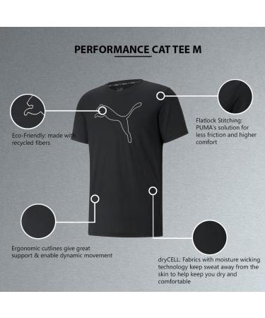 Puma Men's T-Shirt XL - Stylish Puma Black Tee for International Shipping - Buy Online on GoSupps.com