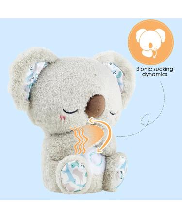 Buy Slumber Koala Cuddly Toy - Heartbeat Breathing Movement & Music for Baby Sleep Aid - Buy Online on GoSupps.com