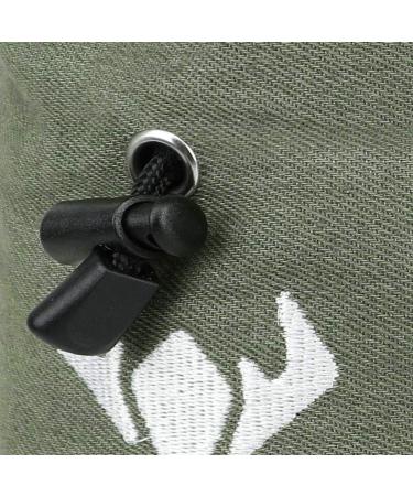 FURST Denim Chalk Bag with Zippered Pocket and Brush Loop - Light Green | Ideal for Rock Climbing, Bouldering, Gym, Crossfit, Lifting - Buy Online on GoSupps.com