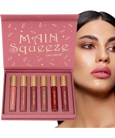  Raxove Raxove Matte Liquid Lipstick Set 6 Matte Colors Long-Lasting Velvety Finish for Banquet Makeup Comfortable and Non-Greasy - Buy Online on GoSupps.com